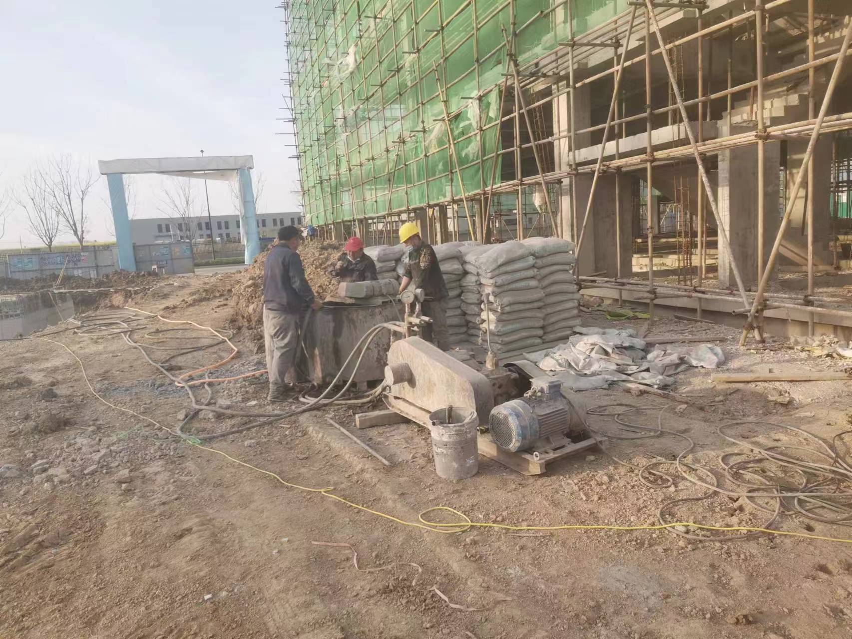 天心别墅下沉注浆